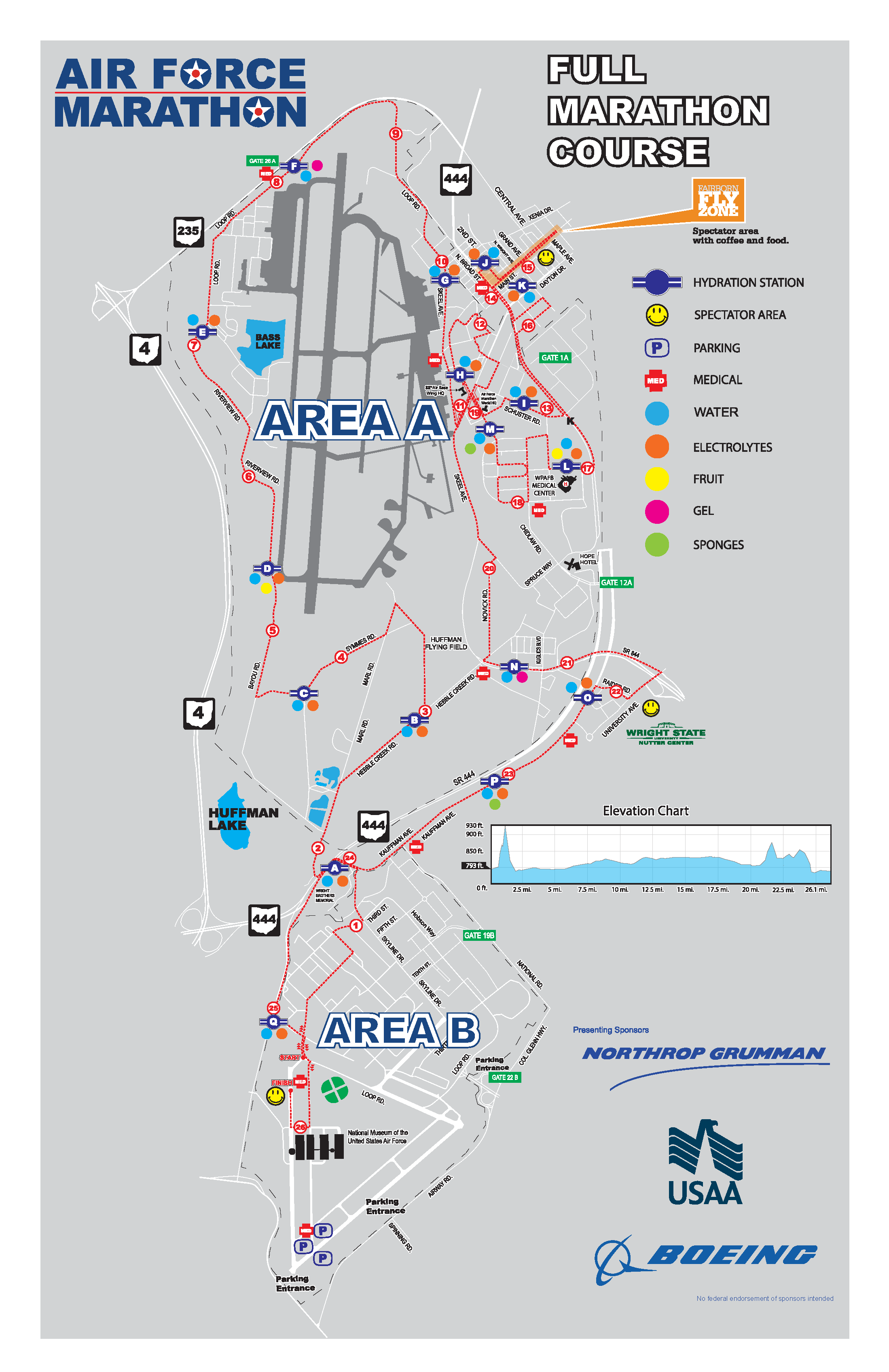 2020 Marathon Course Map Air Force Marathon