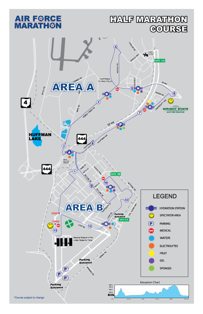 Course Maps Air Force Marathon